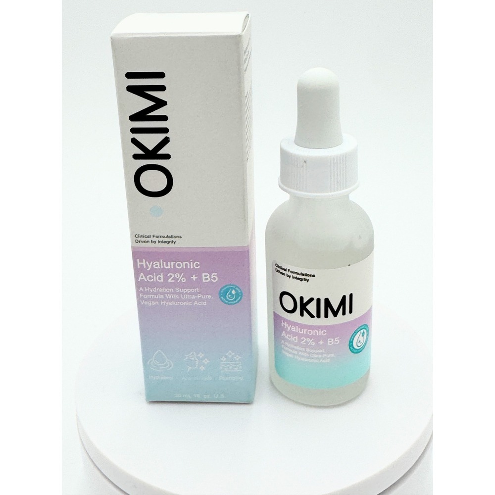 OKIMI Hyaluronic Acid 2% + B5 Facial Serum 30 mL Hydration Support